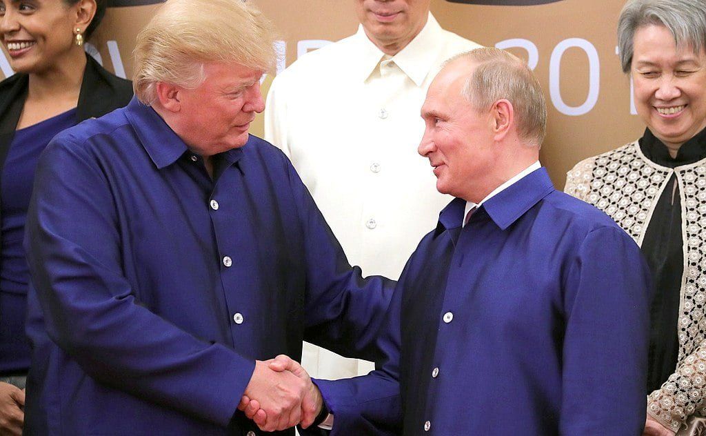 Trump and Putin: the pictures tell the story
