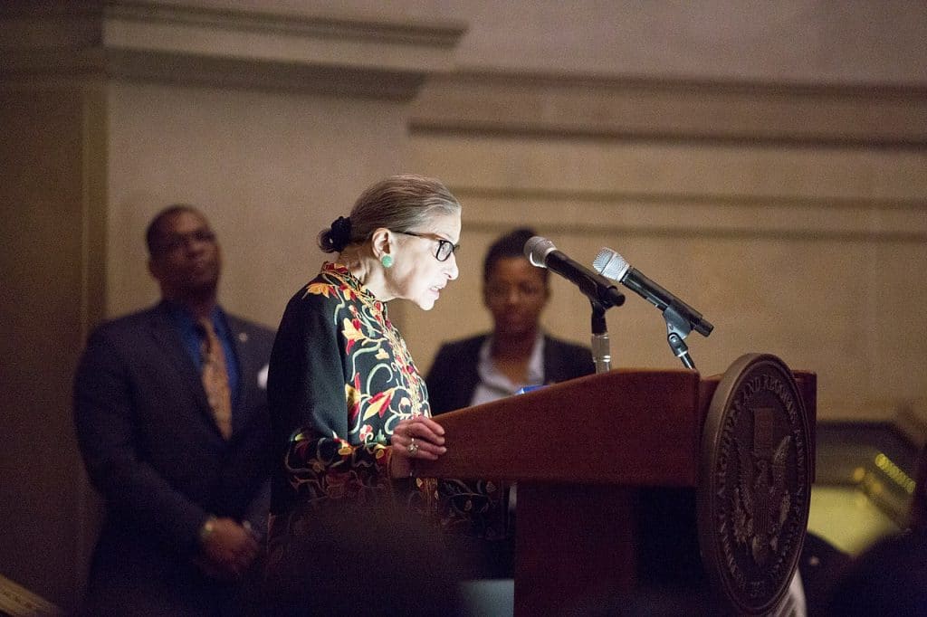 RBG revolutionized the world for women. We should listen to her